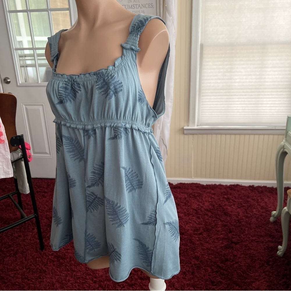 Tropical 100% cotton tunic/dress • By vertigo sz XL - Picture 6 of 7